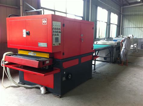 sheet metal surface finishing machine